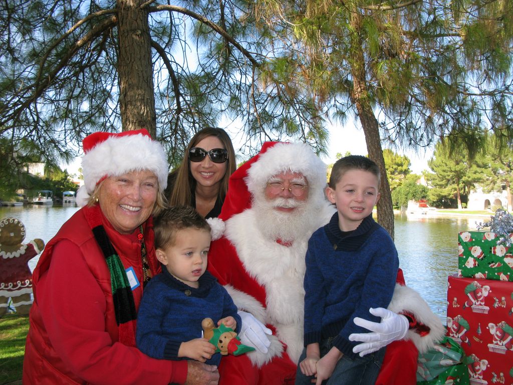 Santa at Christmas Island 2013