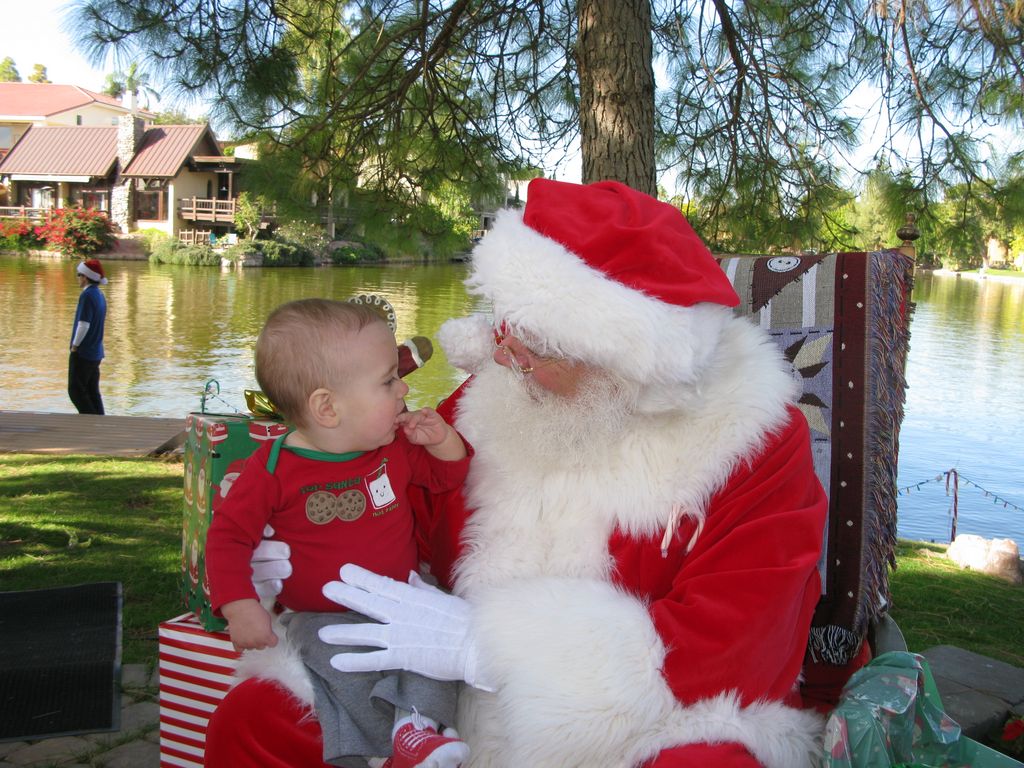 Santa at Christmas Island 2013