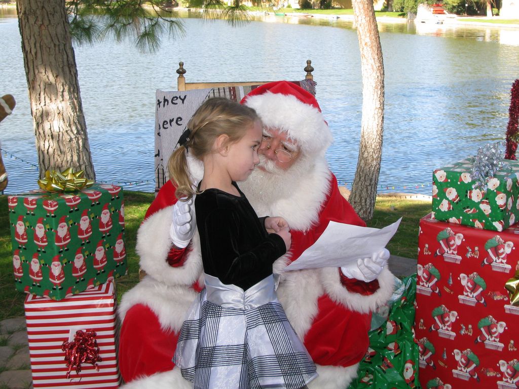 Santa at Christmas Island 2013