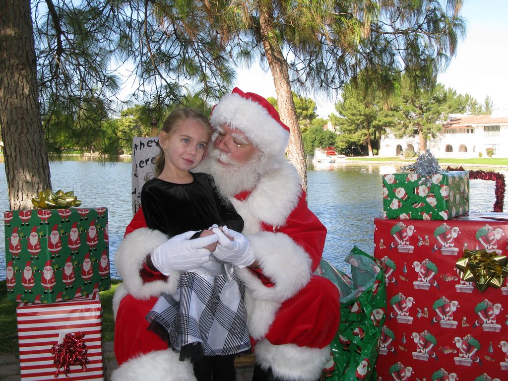 Santa at Christmas Island 2013