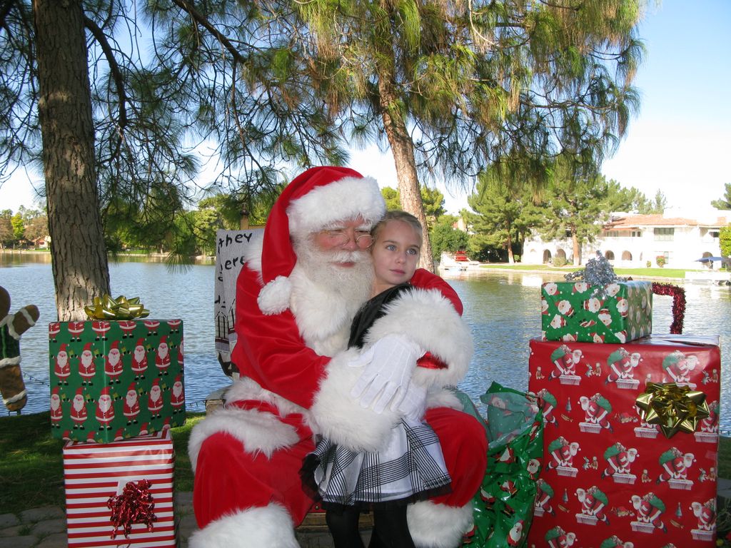 Santa at Christmas Island 2013