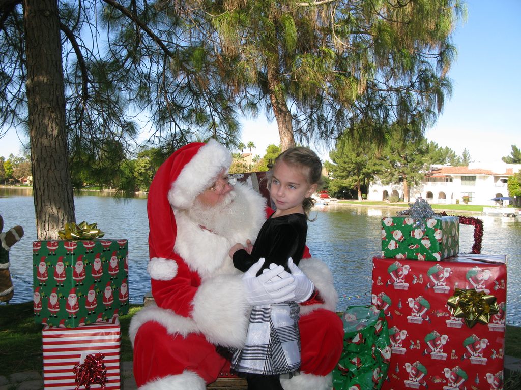 Santa at Christmas Island 2013