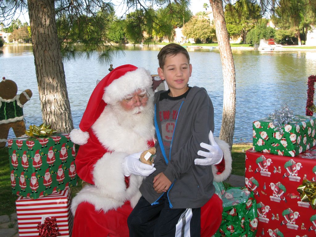 Santa at Christmas Island 2013