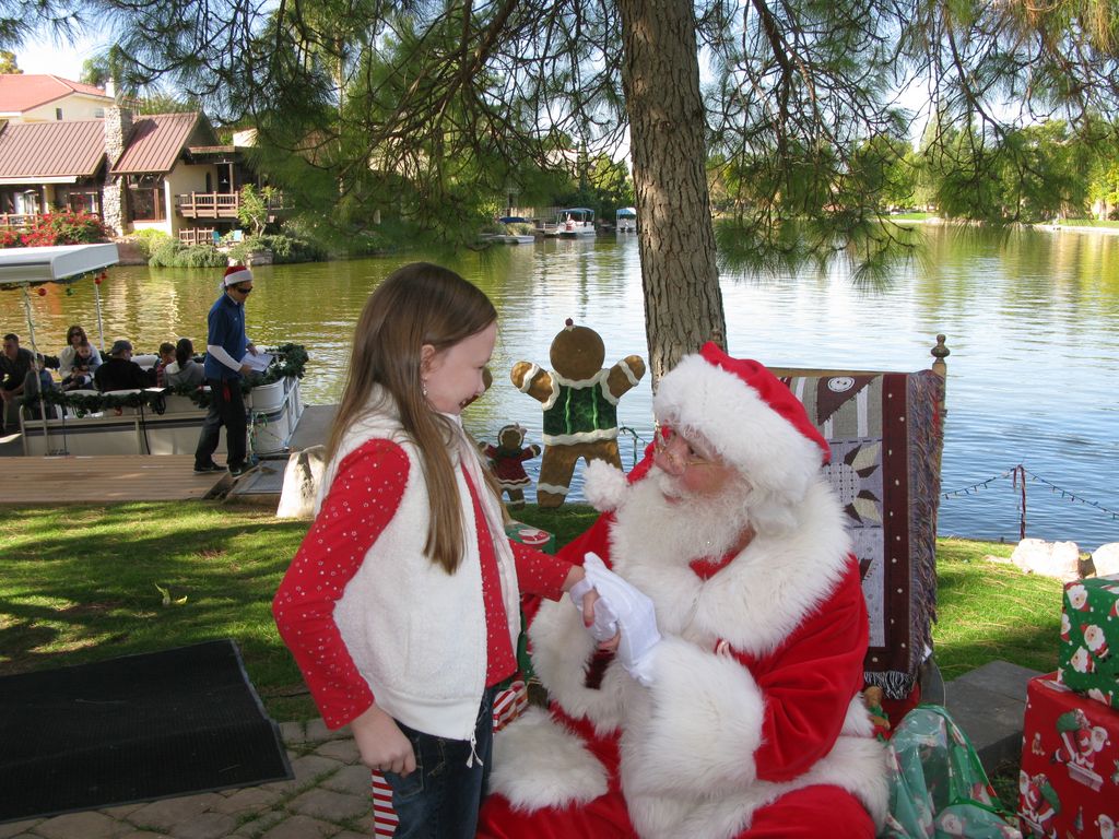 Santa at Christmas Island 2013