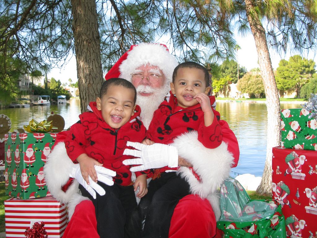 Santa at Christmas Island 2013