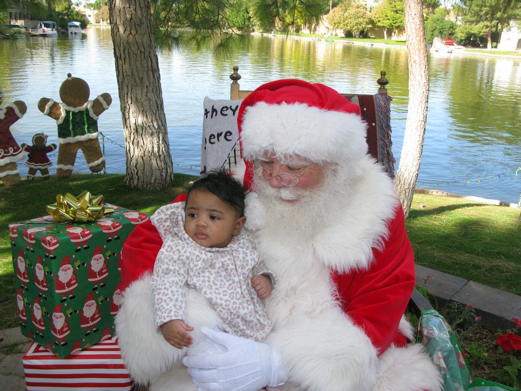 Santa at Christmas Island 2013