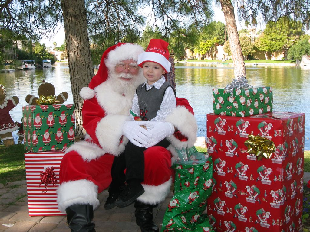 Santa at Christmas Island 2013