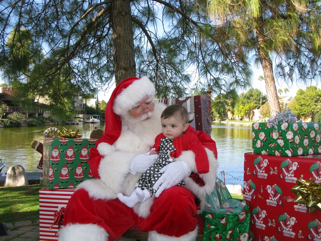 Santa at Christmas Island 2013