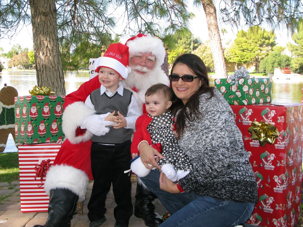 Santa at Christmas Island 2013