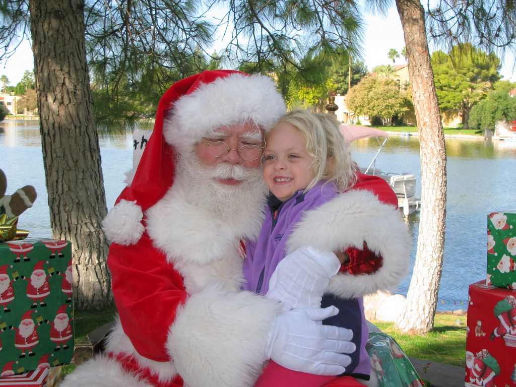 Santa at Christmas Island 2013