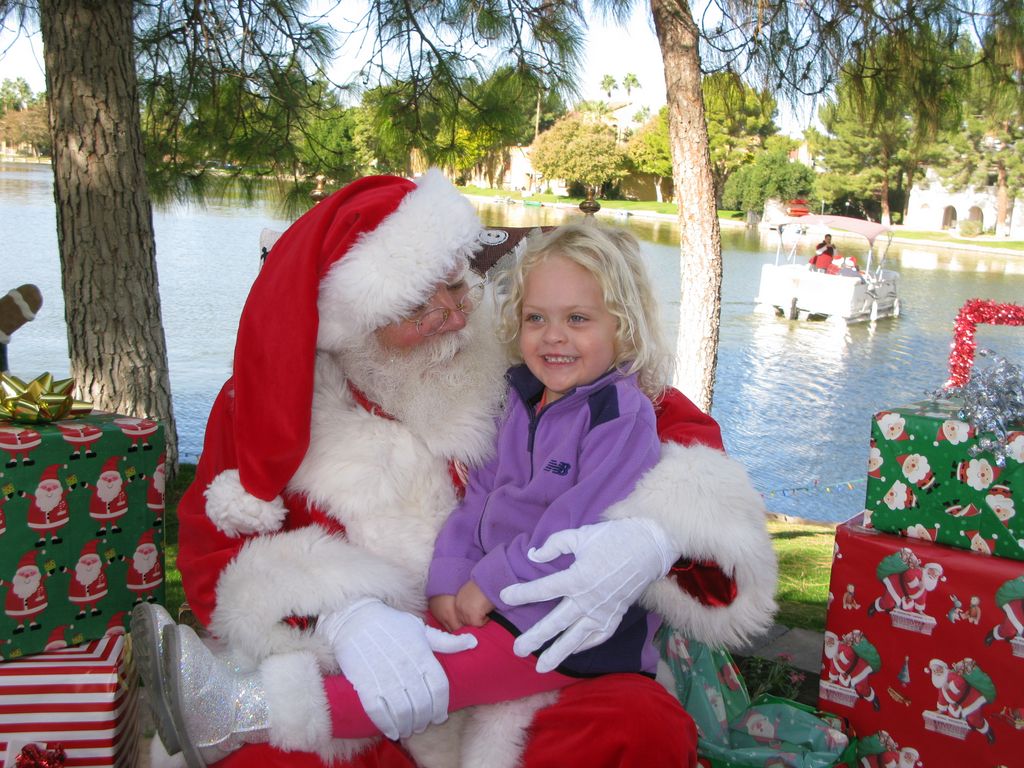 Santa at Christmas Island 2013