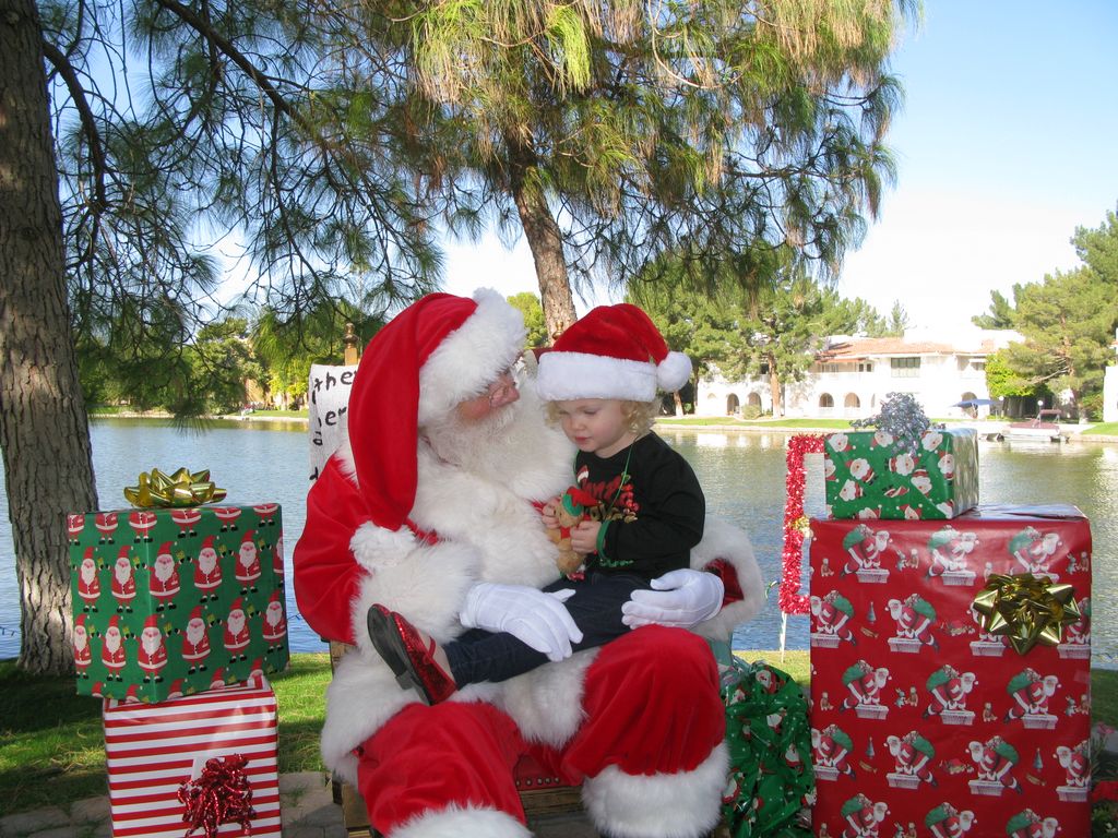 Santa at Christmas Island 2013