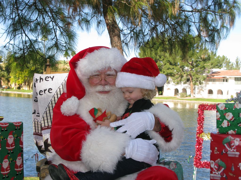 Santa at Christmas Island 2013