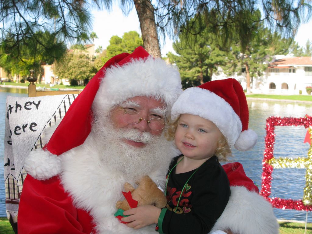 Santa at Christmas Island 2013