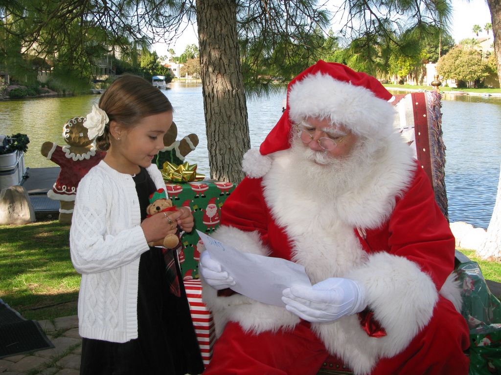 Santa at Christmas Island 2013