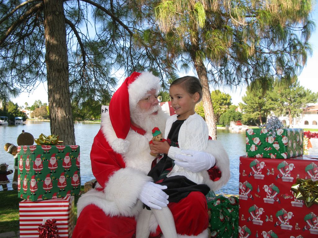 Santa at Christmas Island 2013