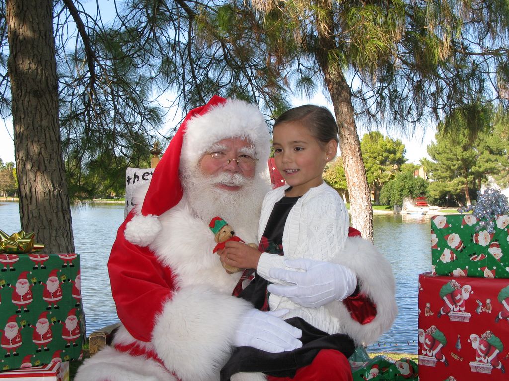 Santa at Christmas Island 2013