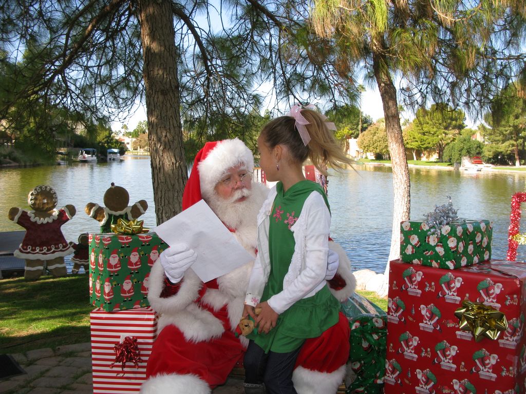 Santa at Christmas Island 2013