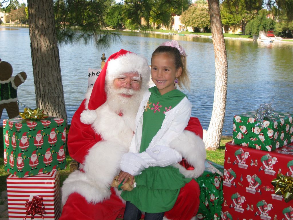 Santa at Christmas Island 2013