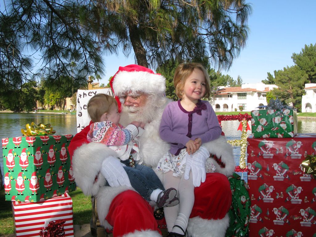 Santa at Christmas Island 2013