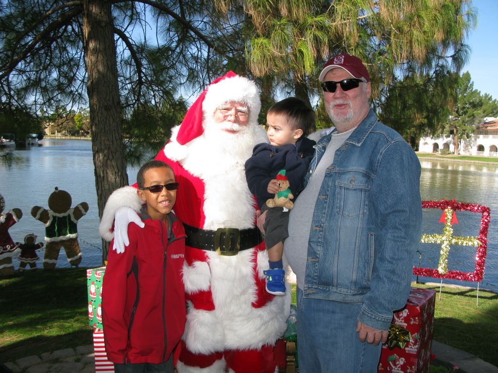 Santa at Christmas Island 2013