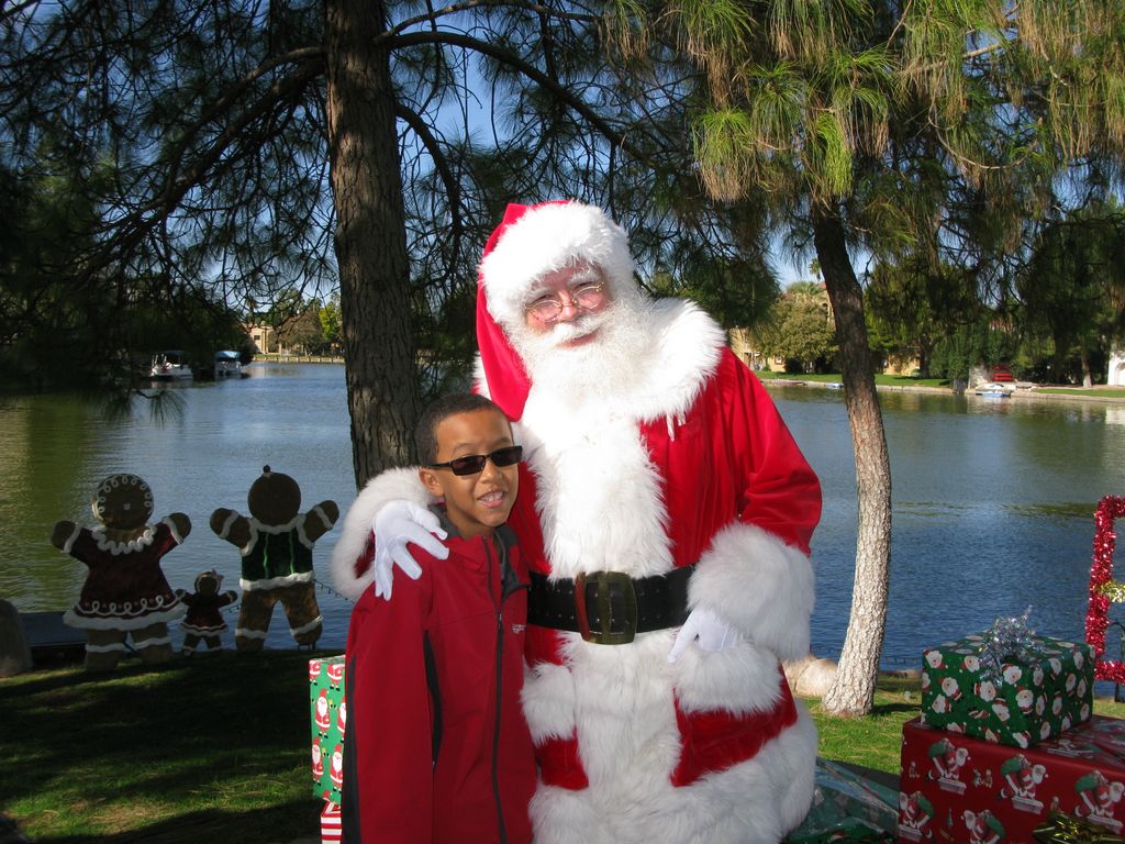 Santa at Christmas Island 2013