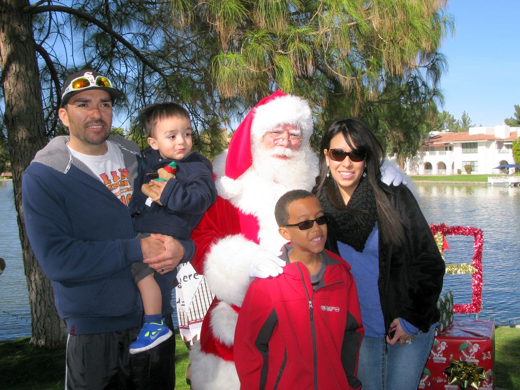 Santa at Christmas Island 2013