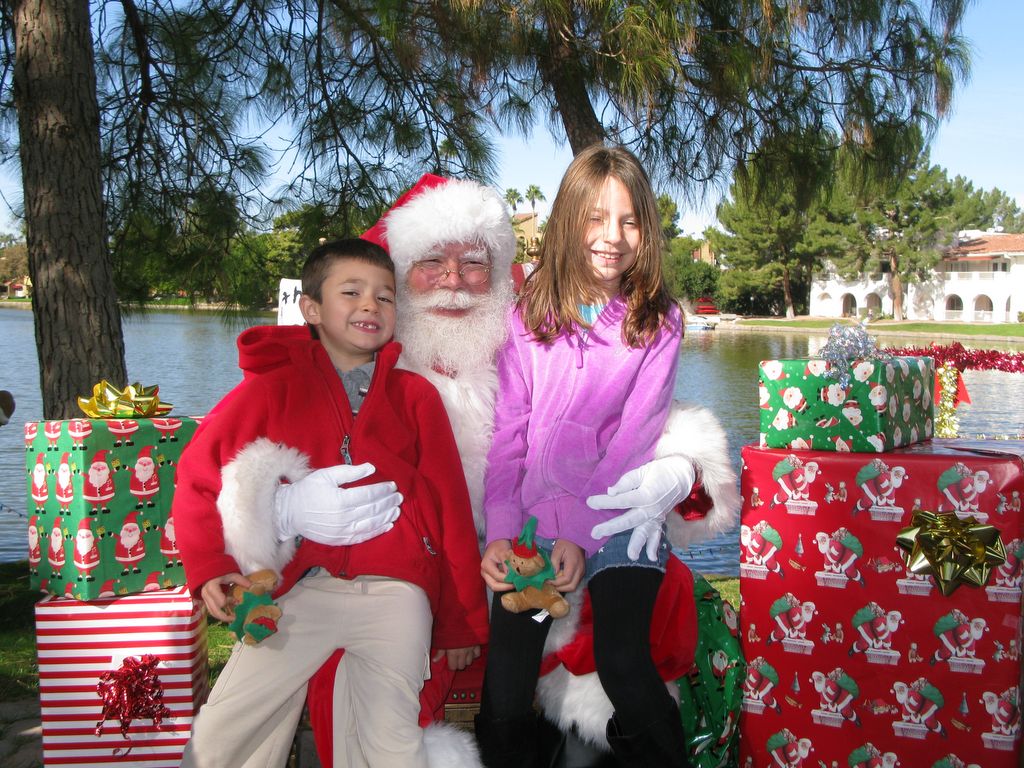 Santa at Christmas Island 2013