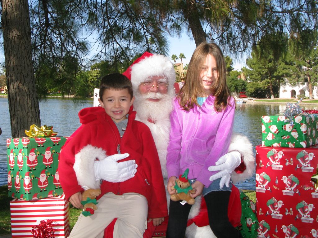 Santa at Christmas Island 2013