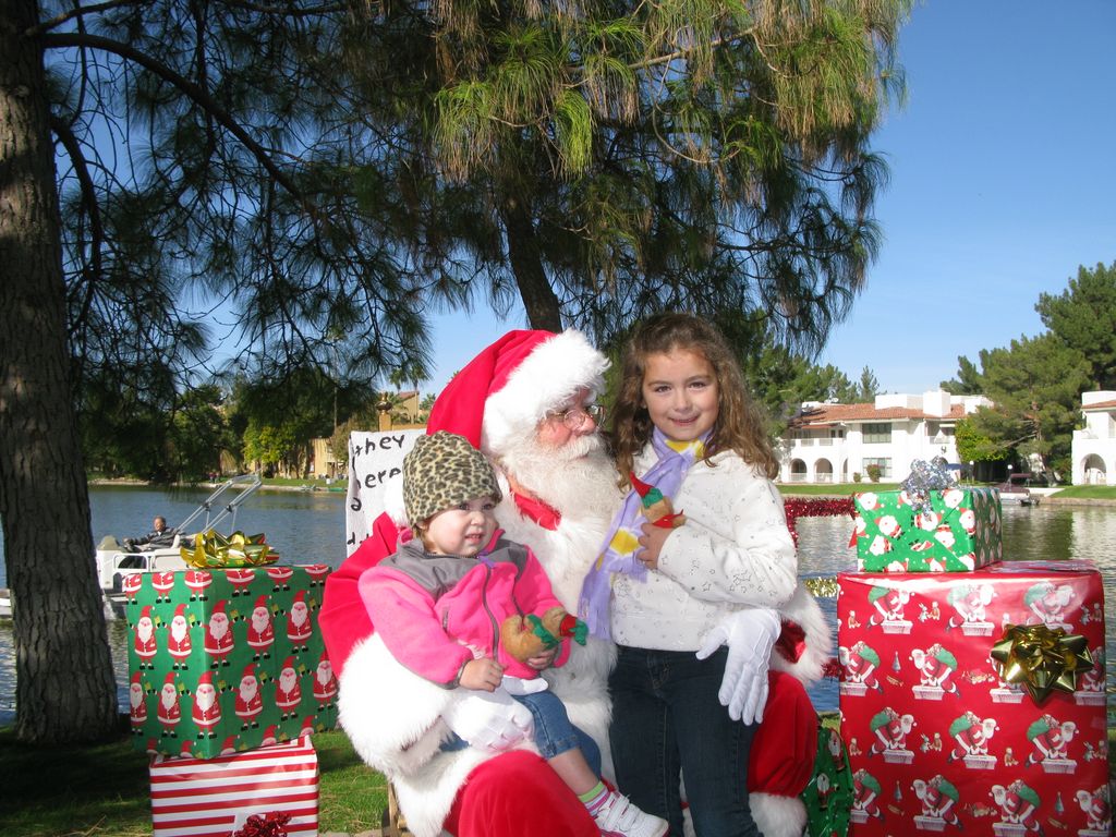 Santa at Christmas Island 2013