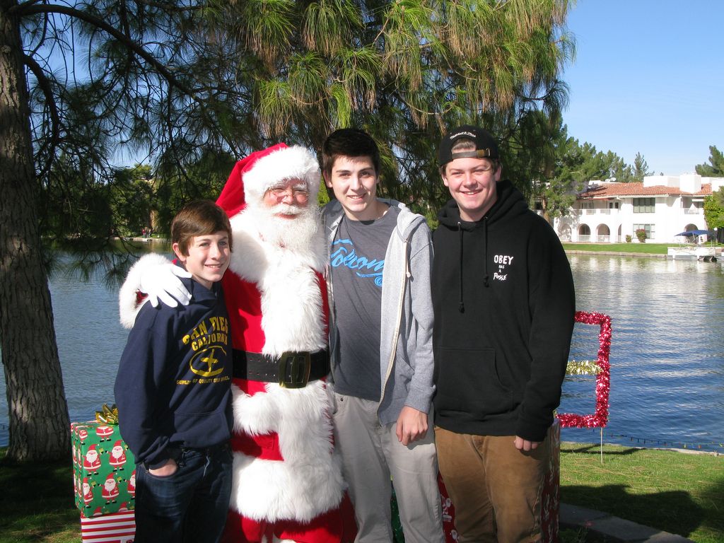 Santa at Christmas Island 2013