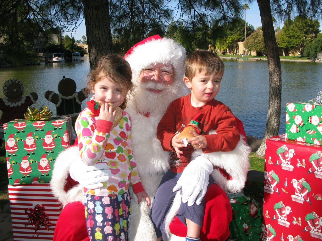 Santa at Christmas Island 2013