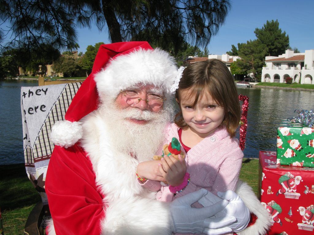 Santa at Christmas Island 2013