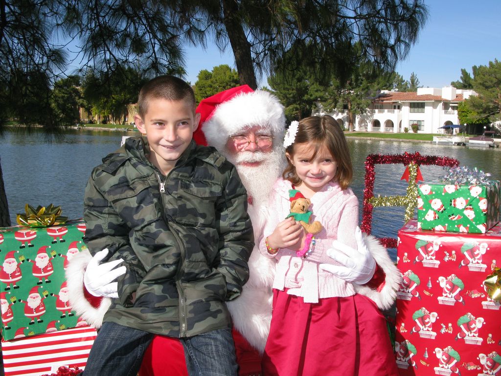 Santa at Christmas Island 2013