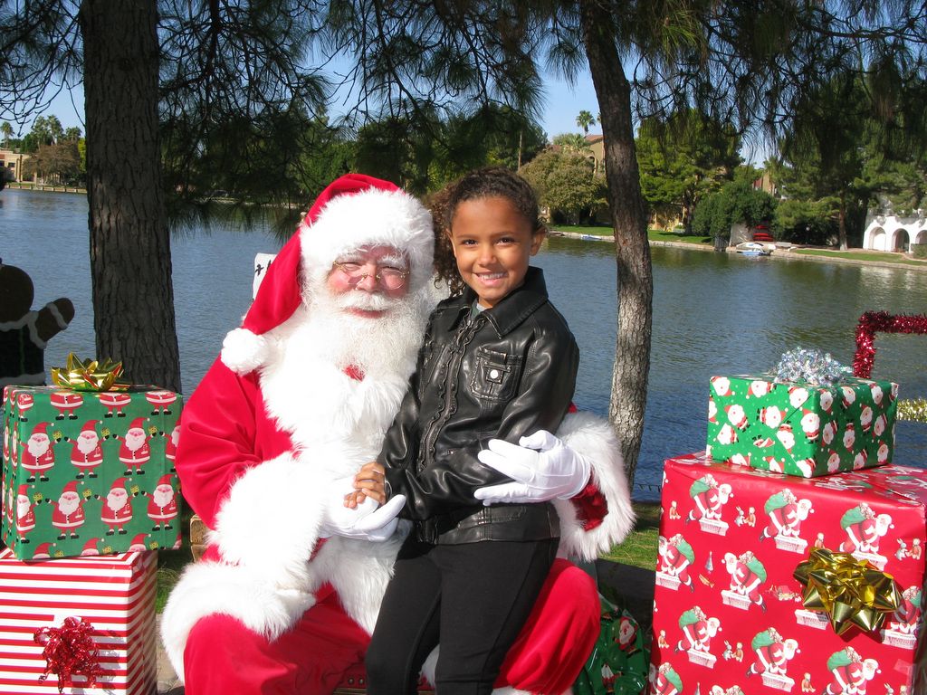 Santa at Christmas Island 2013