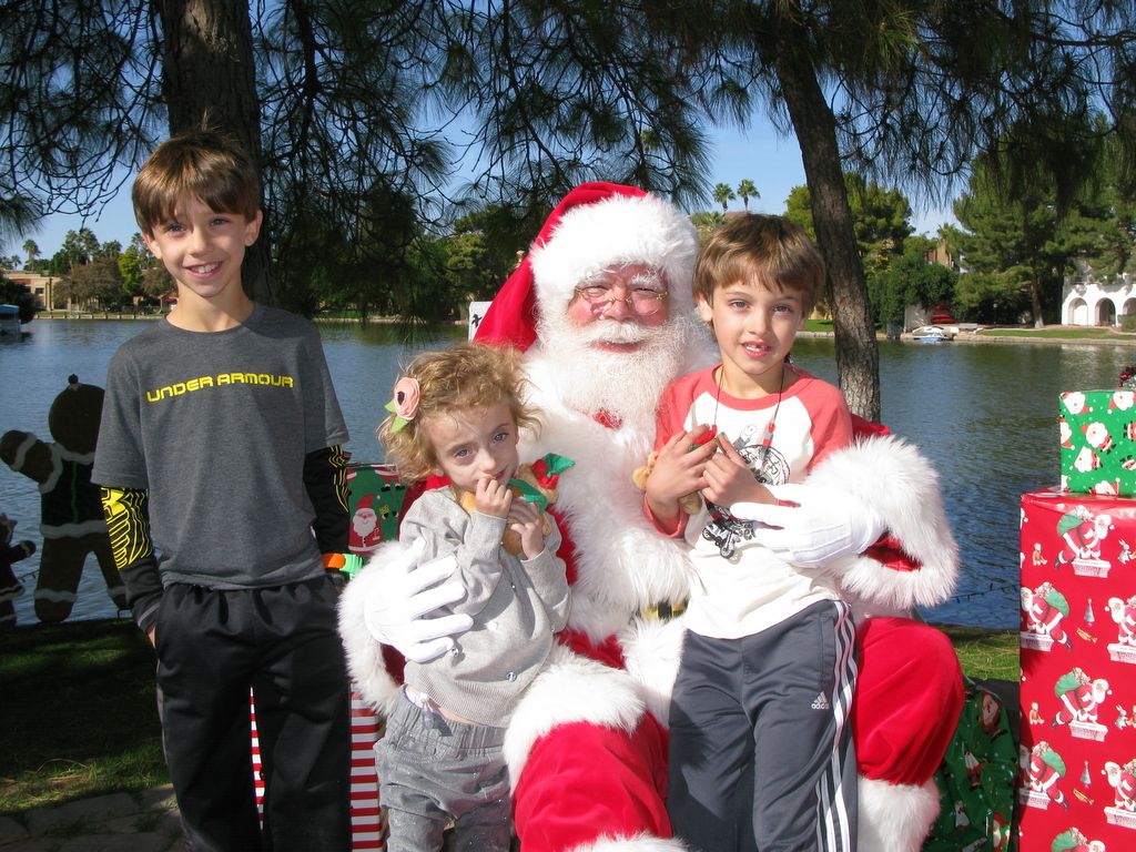 Santa at Christmas Island 2013