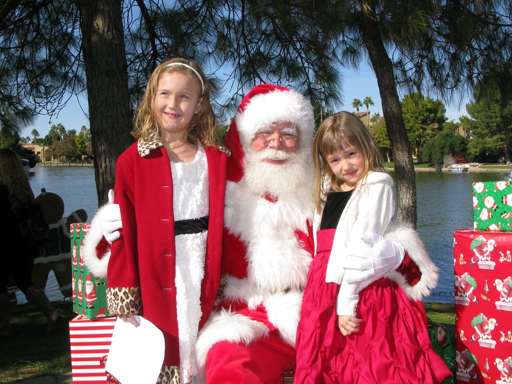 Santa at Christmas Island 2013