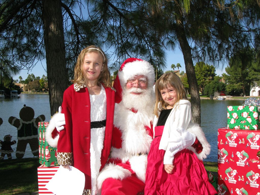 Santa at Christmas Island 2013