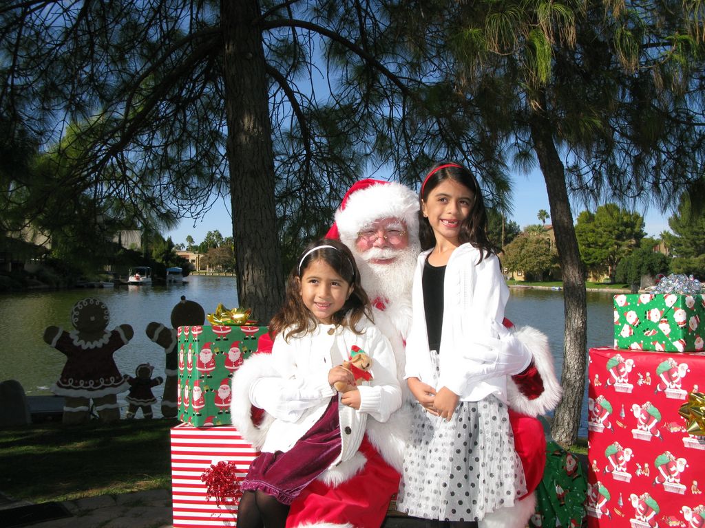 Santa at Christmas Island 2013