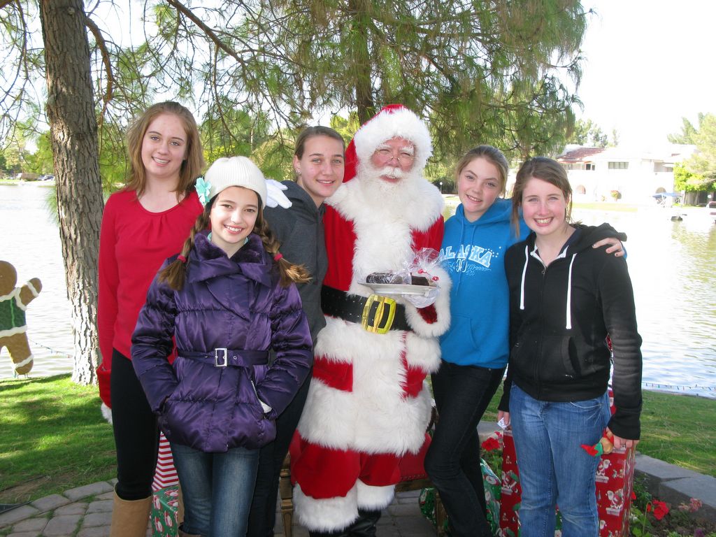 Santa at Christmas Island 2013