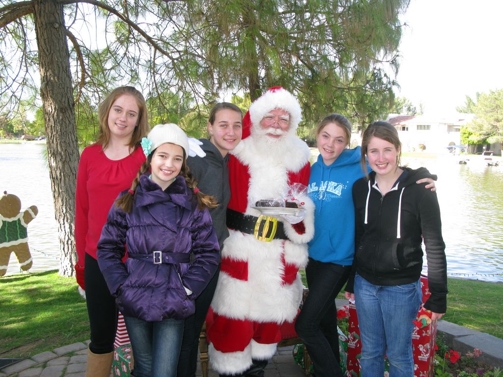 Santa at Christmas Island 2013