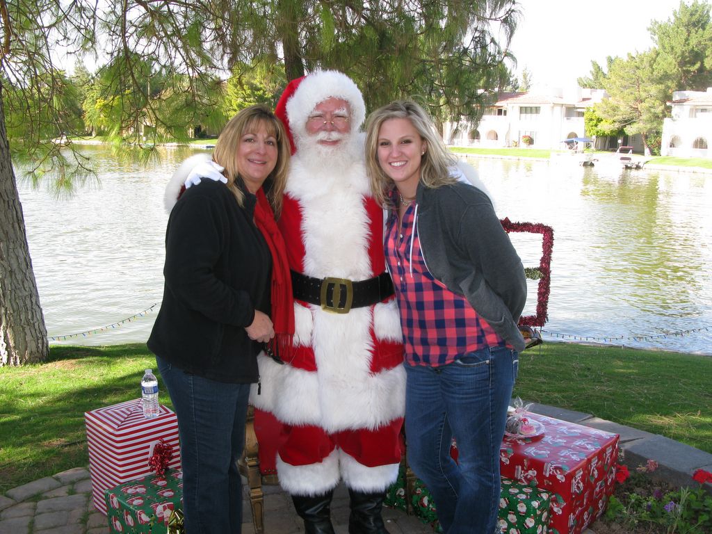 Santa at Christmas Island 2013