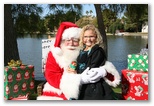 Santa at Christmas Island 2013