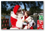 Santa at Christmas Island 2013