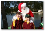 Santa at Christmas Island 2013