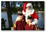 Santa at Christmas Island 2013