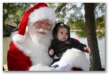 Santa at Christmas Island 2013