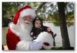 Santa at Christmas Island 2013