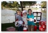 Santa at Christmas Island 2013