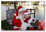 Santa at Christmas Island 2013